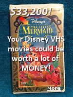 Some people have money than they know what to do with. VHS tapes are seldom used anymore, but in collectors eyes, theyve become even more valuable. This is especially true with rare Disney VHS tapes, which can often draw in tens of thousands of dollars for unopened or Black Diamond versions of famous films. The Black Diamond label was bestowed on certain Disney classics, and they are viewed as true Disney treasures.